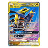 A Pokémon trading card featuring Groudon and Zygardea GX, a Tag Team card from the XY Evolutions set. The card has a blue and purple background with yellow and black framing, and is shown against a plain white background.