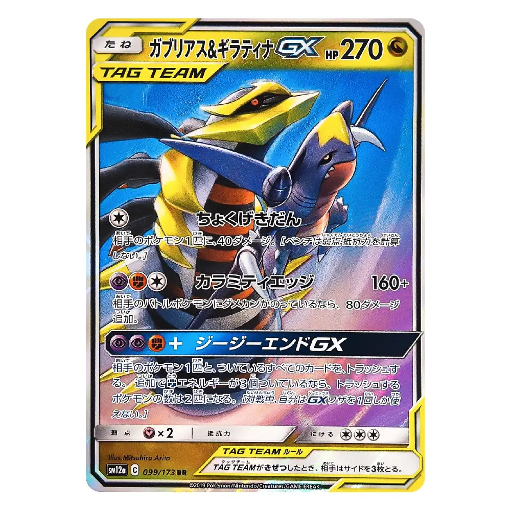 A Pokémon trading card featuring Groudon and Zygardea GX, a Tag Team card from the XY Evolutions set. The card has a blue and purple background with yellow and black framing, and is shown against a plain white background.