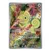 A Pokémon trading card featuring the chameleon character Cacnea, shown against a plain white background.