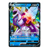 A Pokémon trading card featuring Groudon in a dynamic, colorful illustration. The card has a black border with blue and white text areas, and the character is depicted with purple, white, and orange colors against a vibrant background of blue, green, and yellow energy effects.