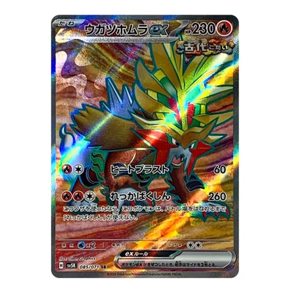 A holographic Pokémon trading card featuring the character Wyvern, with Japanese text and a colorful iridescent rainbow sheen across the card surface.