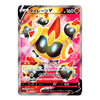 A Pokémon trading card featuring the character Taiyurt (V) from the Scarlet & Violet set, with a holographic silver border and a pink and yellow illustration.