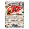 A single Pokémon trading card featuring the EX Pokémon Haxorus, with Japanese text and a holographic silver border on a plain white background.