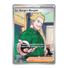 A single Pokémon trading card featuring Lt. Surge from Pokémon Sword and Shield, with a silver border and character artwork showing him in a green uniform.