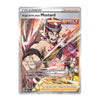 A single Pokémon trading card for 'Single Strike Style Mustard' from the Single Strike TCG, featuring artwork of a character in a red and gold hat surrounded by energy effects, with a silver border and card frame on a white background.