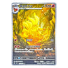 A single Pokémon trading card featuring the character Cyndaquil in a bright yellow-orange forest scene, with Japanese text and game stats printed on the card.