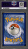 Pokémon trading card with a blue border and Pokéball logo, featuring a PSA grading label.