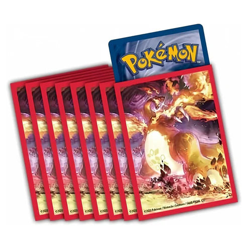 Pokemon - Charizard Vmax Card Sleeves - Deck Protectors - x65 - Ultra Premium Collection Exclusive (UPC1)