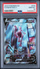 Pokémon trading card featuring Mewtwo V in a protective case with a PSA label.