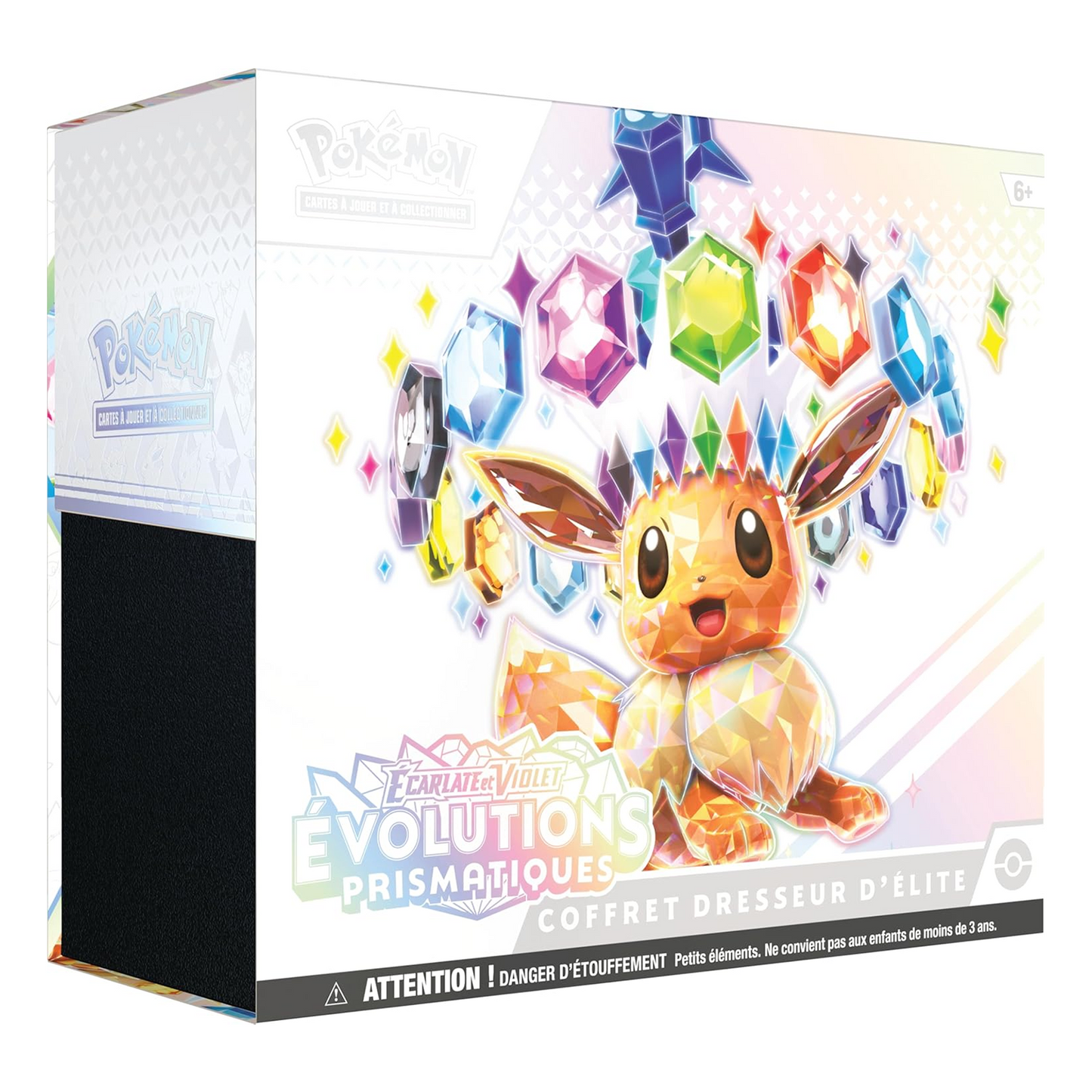 Pokemon Scarlet & Purple Elite Trainer Set - Prismatic Evolutions of The Pokemon TCG (1 Fully Illustrated Promo Card, 9 Booster Packs & Premium Game Accessories)