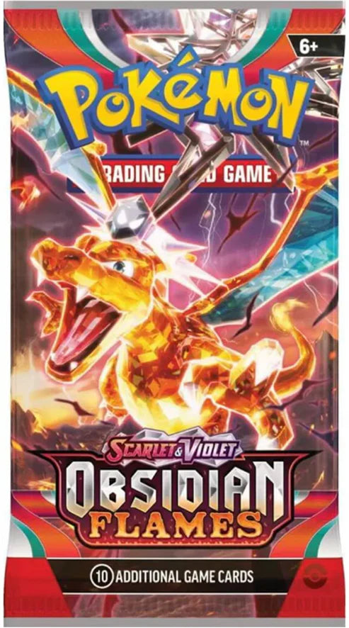 Pokemon Scarlet & Violet  Obsidian Flames Booster Pack  (English Version)  1 Random Pack