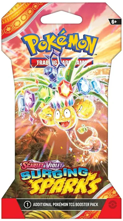 Pokemon Surging Sparks  Sleeved Booster Pack (English Version) 1 Random Pack