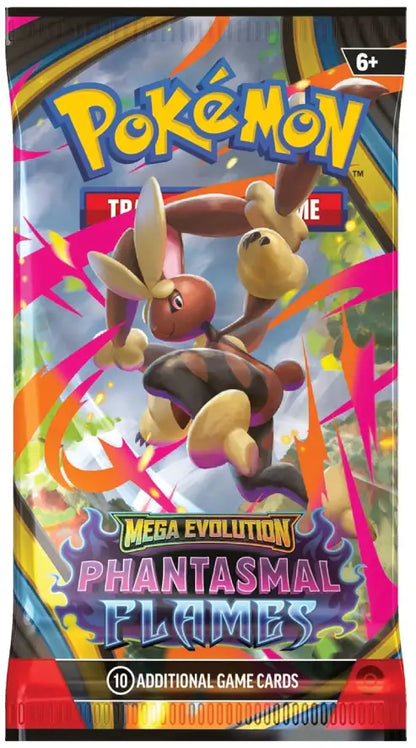 Pokemon TCG: Mega Evolutions Phantasmal Flames Booster Pack (English Version)