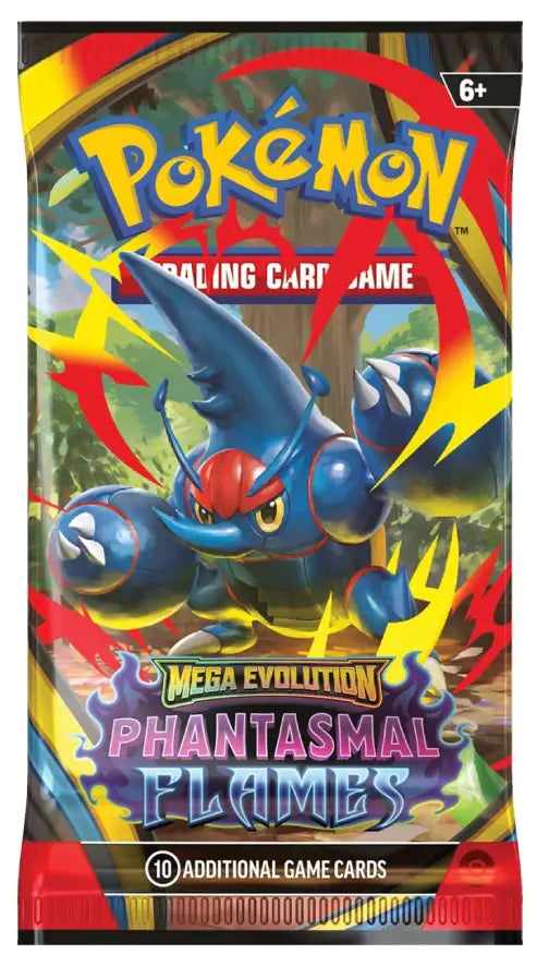 Pokemon TCG: Mega Evolutions Phantasmal Flames Booster Pack (English Version)