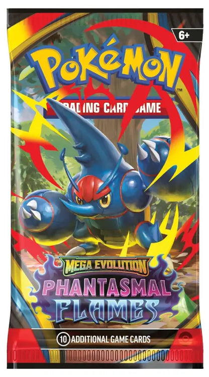 Pokemon TCG: Mega Evolutions Phantasmal Flames Booster Pack (English Version)