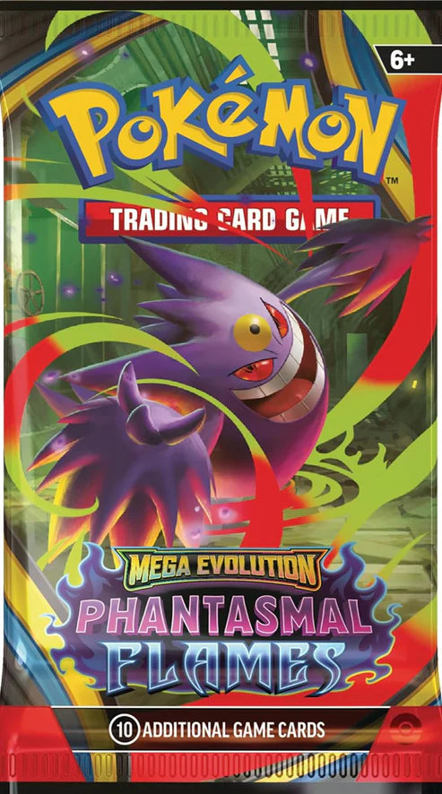 Pokemon TCG: Mega Evolutions Phantasmal Flames Booster Pack (English Version)