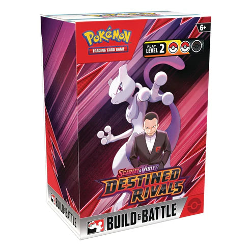Pokemon TCG: Scarlet & Violet - Destined Rivals - Build & Battle Box - 4 Packs (English Version)