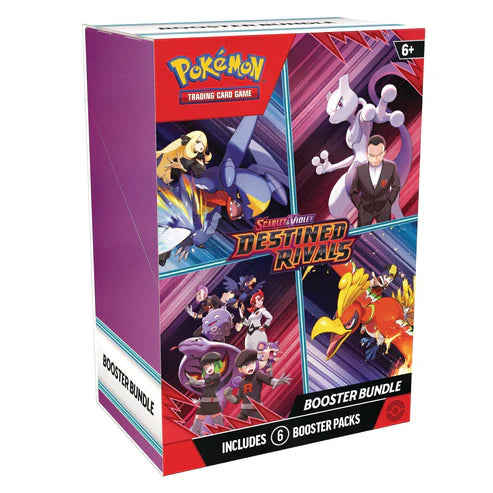 Pokemon TCG: Scarlet & Violet - Destined Rivals Booster Bundle - 6 Packs  (English Version)