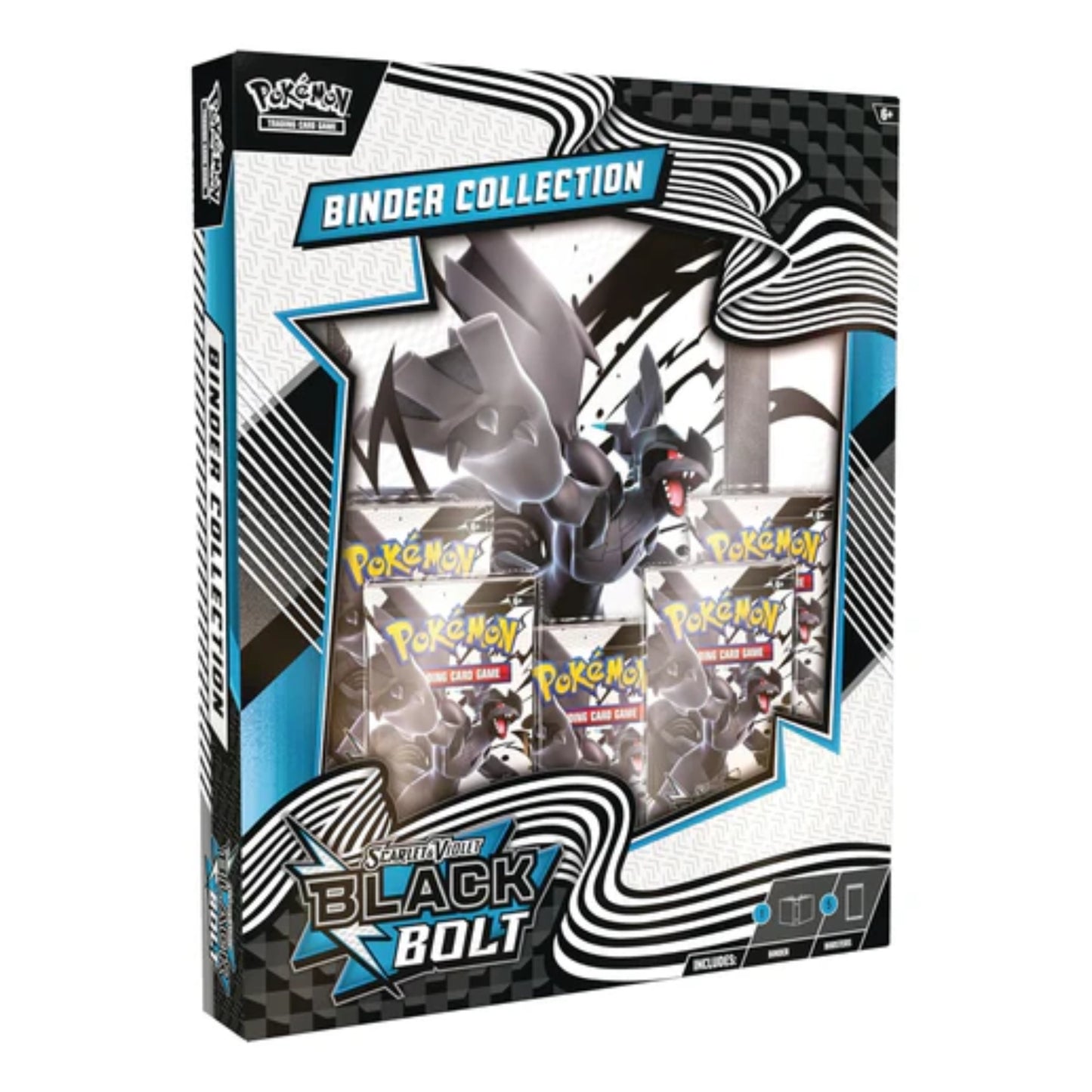 Pokemon TCG Scarlet & Violet 10.5 Black Bolt Binder Box (English Version)