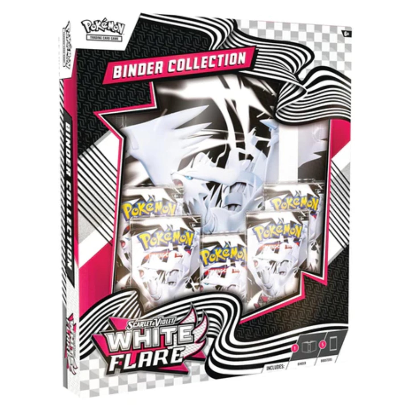 Pokemon TCG Scarlet & Violet 10.5 White Flare Binder Box (English Version)