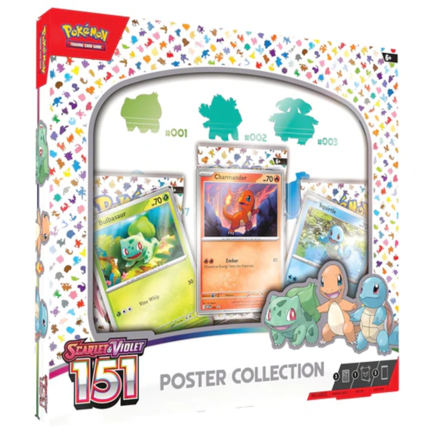 Pokemon TCG Scarlet & Violet 3.5 Pokemon 151 Poster Collection