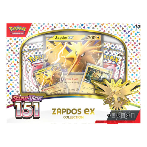 Pokemon TCG Scarlet & Violet 3.5 Pokemon 151 Zapdos Ex Box