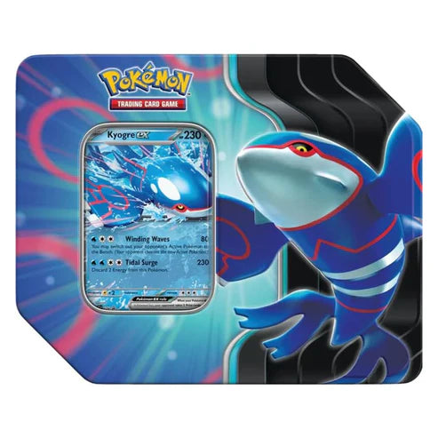 Pokemon TCG: Scarlet & Violet Azure Legends Tin - Kyogre ex (5 Packs)