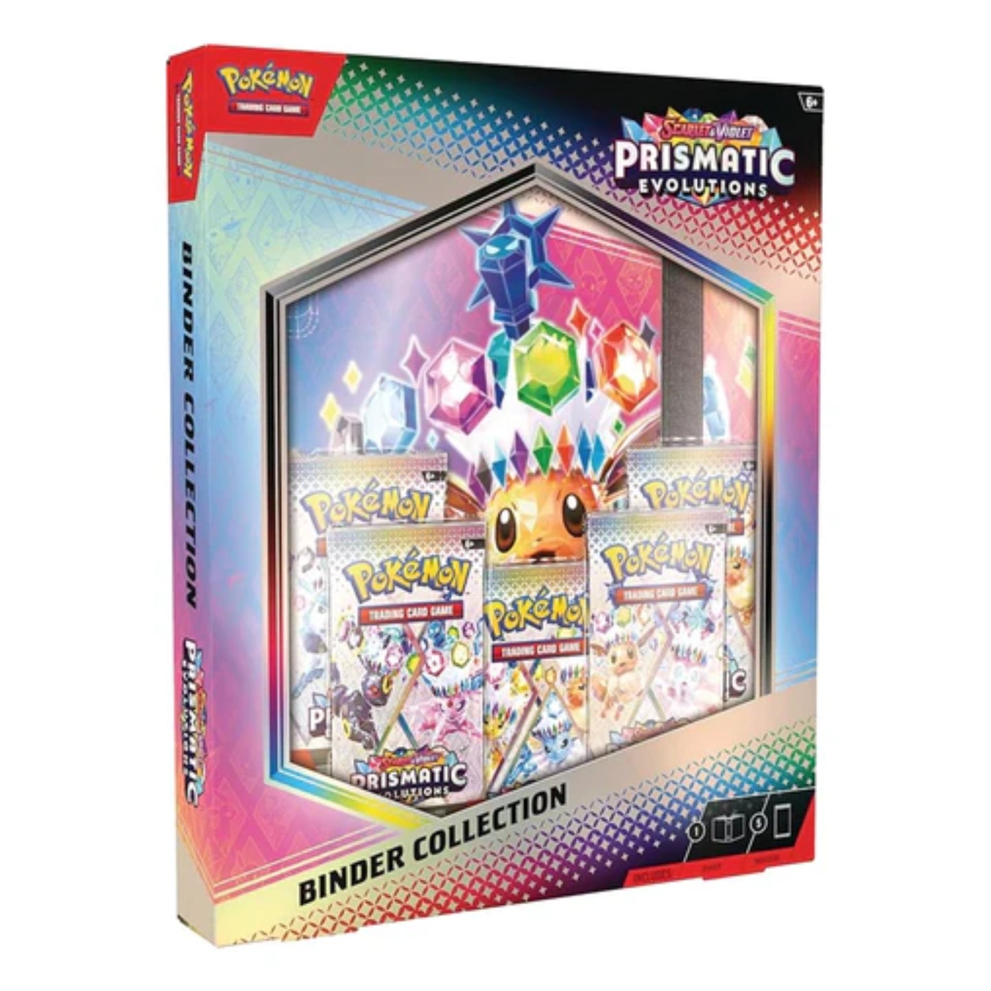 Pokemon TCG: Scarlet & Violet Prismatic Evolutions Binder Collection  (English Version)