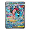 A single Pokémon trading card featuring Mega Greninja, shown against a plain white background. The card has a dark gray border and displays colorful artwork of the character in blue, pink, and black, with text including 'Mega Greninja EX' and '350 U'.