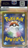 Pokémon trading card with PSA grading logo