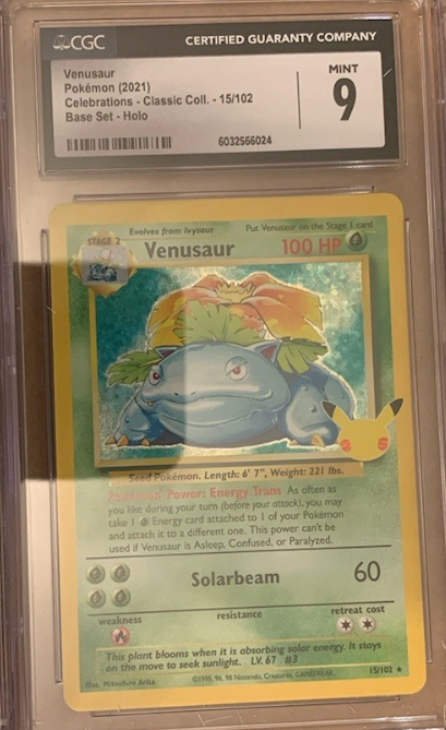 Pokemon Celebrations Big 3 Charizard Blastoise Venusaur CGC Trio SEQUENTIAL SET  (English Version)