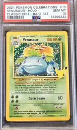 PSA 10 Pokemon Card 25th Anniversary Charizard Venusaur Blastoise Gem MT  (English Version)