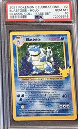 PSA 10 Pokemon Card 25th Anniversary Charizard Venusaur Blastoise Gem MT  (English Version)