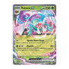 A single Pokémon trading card for Rabsca EX, shown against a plain white background. The card features colorful artwork with pink, blue, and yellow tones, and the Pokémon EX branding and game text are visible.