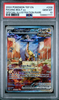 Pokémon trading card featuring Raging Bolt EX with PSA grading label