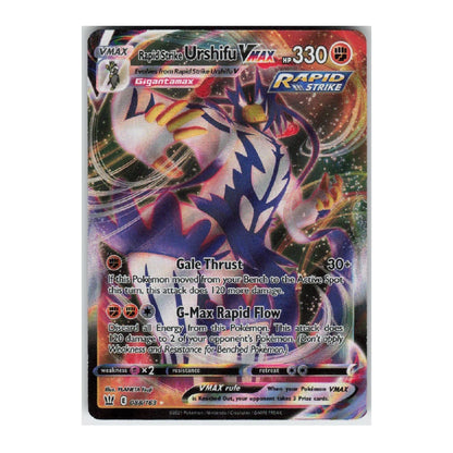 A Japanese Pokémon trading card featuring the character Ash Ketchum in a dynamic action pose with pink and orange geometric energy effects. The card has a black border with silver and white text areas, Japanese copy text, and a holographic foil finish that creates rainbow reflections.