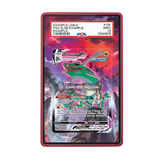 Rayquaza VMAX TG20 Silver Tempest Pokémon Extended Art Graded Display Case