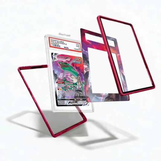 Rayquaza VMAX TG20 Silver Tempest Pokémon Extended Art Graded Display Case inner view