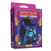 Riftbound League of Legends trading card game packaging with character illustration on a purple background