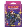 Riftbound League of Legends trading card game packaging with character illustration on a purple background