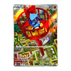 A Pokémon trading card featuring the blue character Riolu inside a red cage, with Japanese text and game-style stats on a white background.