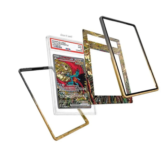 Roaring Moon ex #162 Pokémon Extended Art Graded Display Case inner view