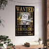 Roronoa Zoro Gold Wanted Poster Anime Wall Art - PokeTCG