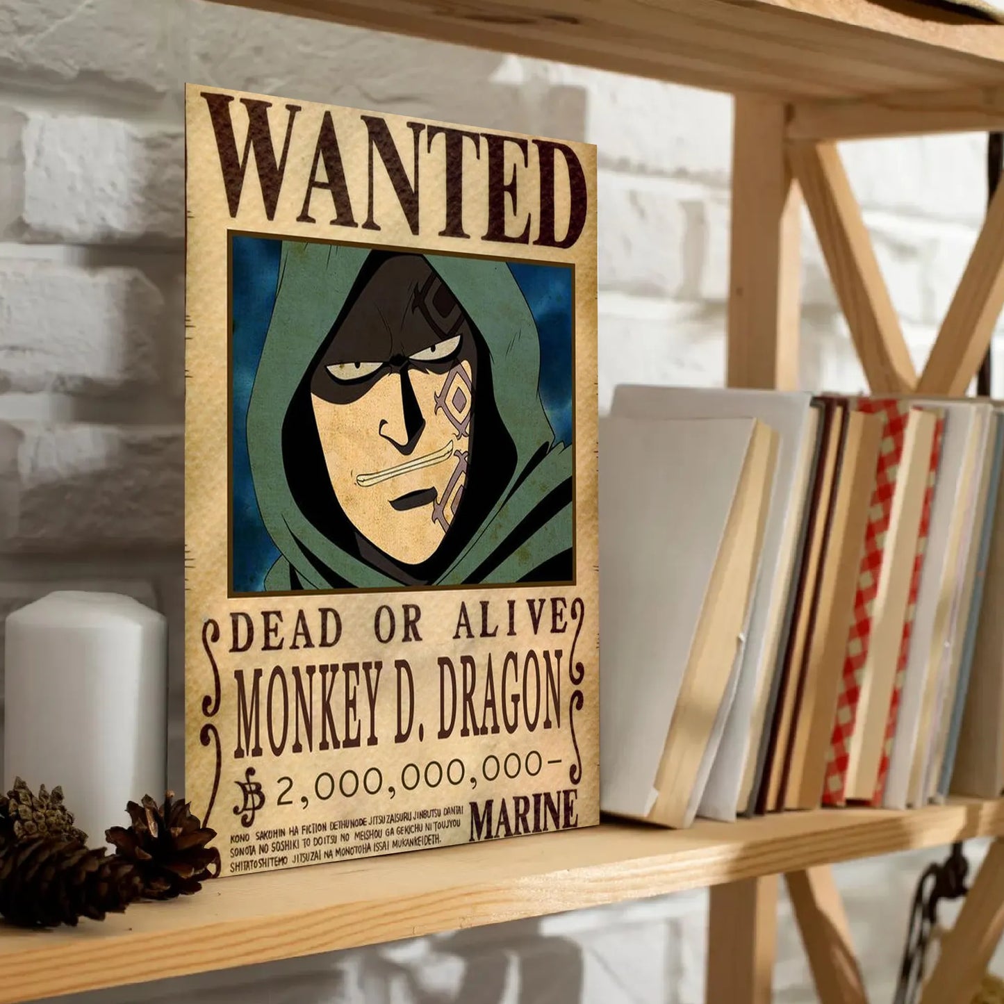 Roronoa Zoro Wanted Poster One Piece Anime Wall Art - PokeTCG