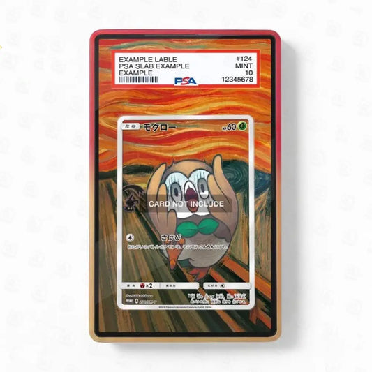 Rowlet Scream Munch Promo 290/SM-P Extended Art Graded Magnetic Display Case