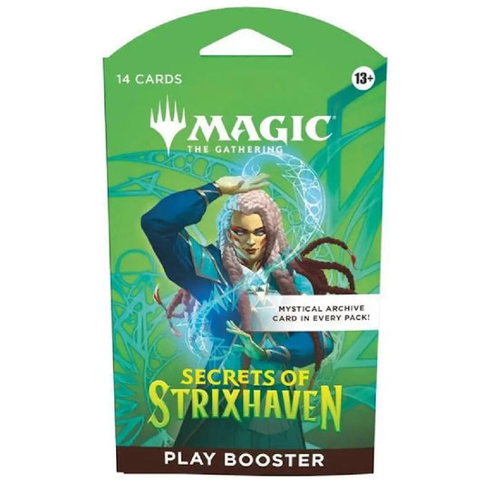 Magic: The Gathering Secrets of Strixhaven Sleeved Play Booster Pack – SOS Edition
