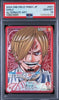 Sanji PSA 10 Gem Mint PRB01-001 Leader Parallel Japanese One Piece Card 2024