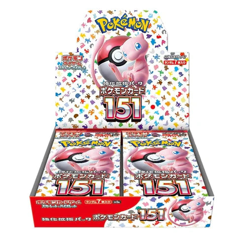 Pokemon Card Game Scarlet & Violet Enhanced Expansion Pack Pokemon Card 151 Booster Box - 20 Packs (Japanese Version)