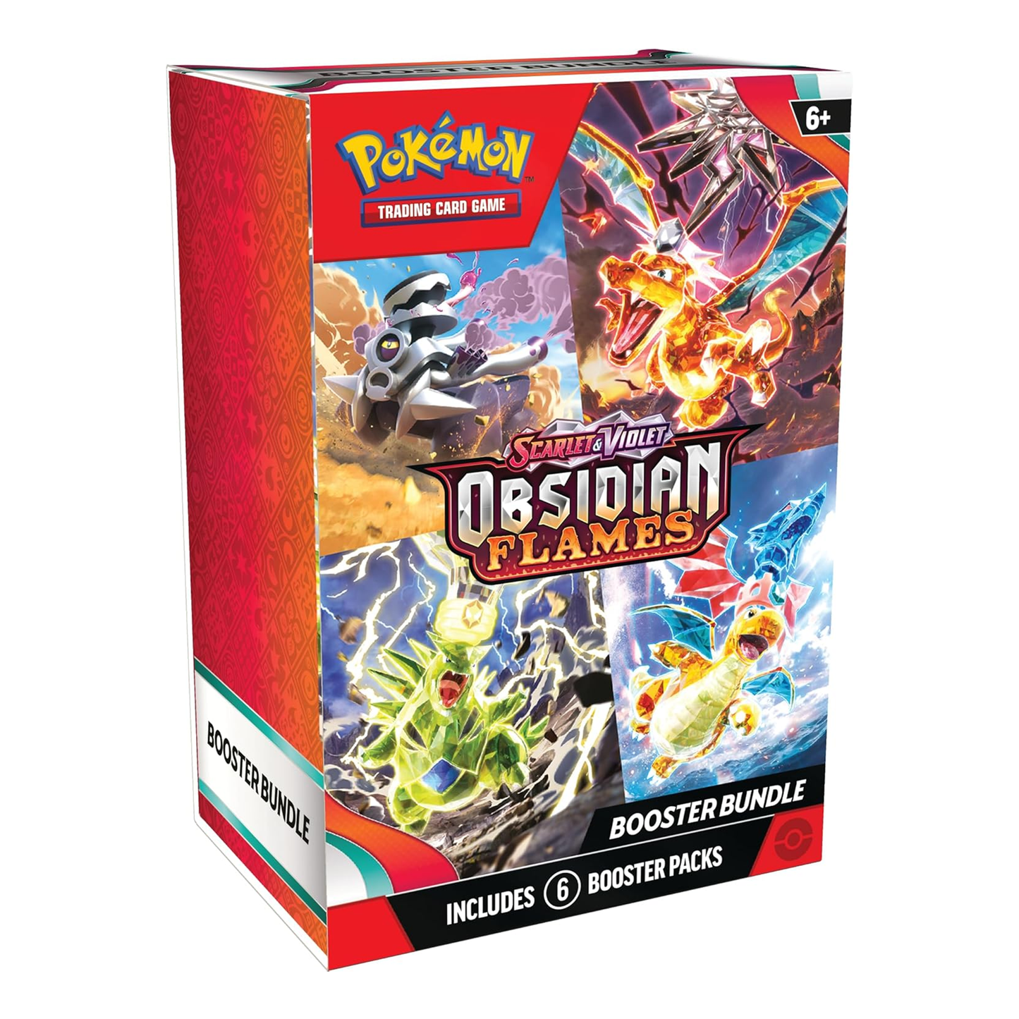 Pokémon TCG Scarlet & Violet Series 3 Obsidian Flames 6-Booster Bundle (English Version)