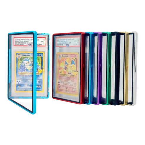 Scratch Resistant Graded Magnetic Sports Baseball Trading Card Slab Cards Display Storage Protector Case Holder With Metal Frame
